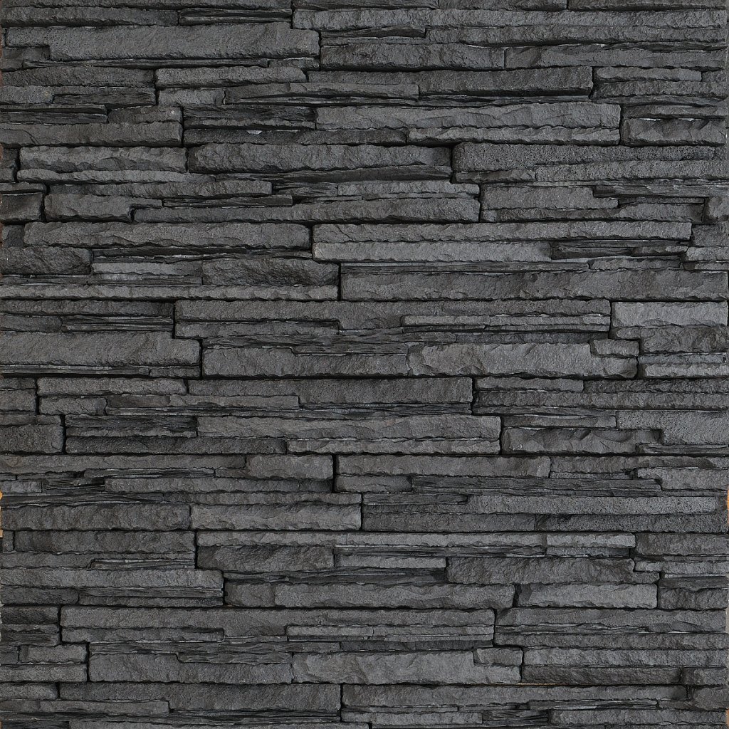 POVAZAN BLACK 1 Považan Black kőhatású beton falburkolat modern homlokzaton