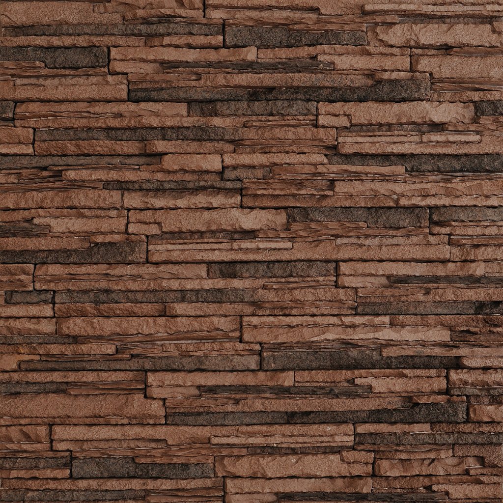 POVAZAN BROWN 1 Považan Brown kőhatású beton falburkolat homlokzati falon